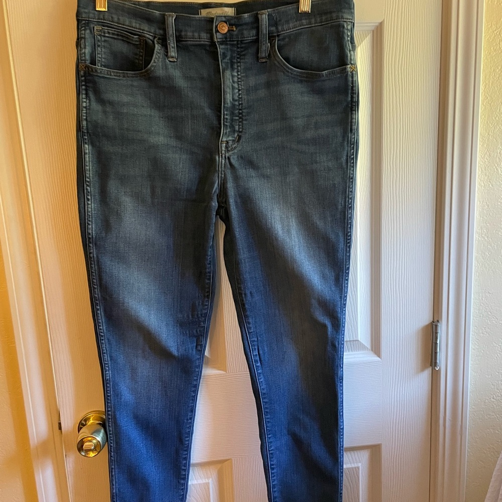 Madewell Rosdtripper Blue Denim Jeans